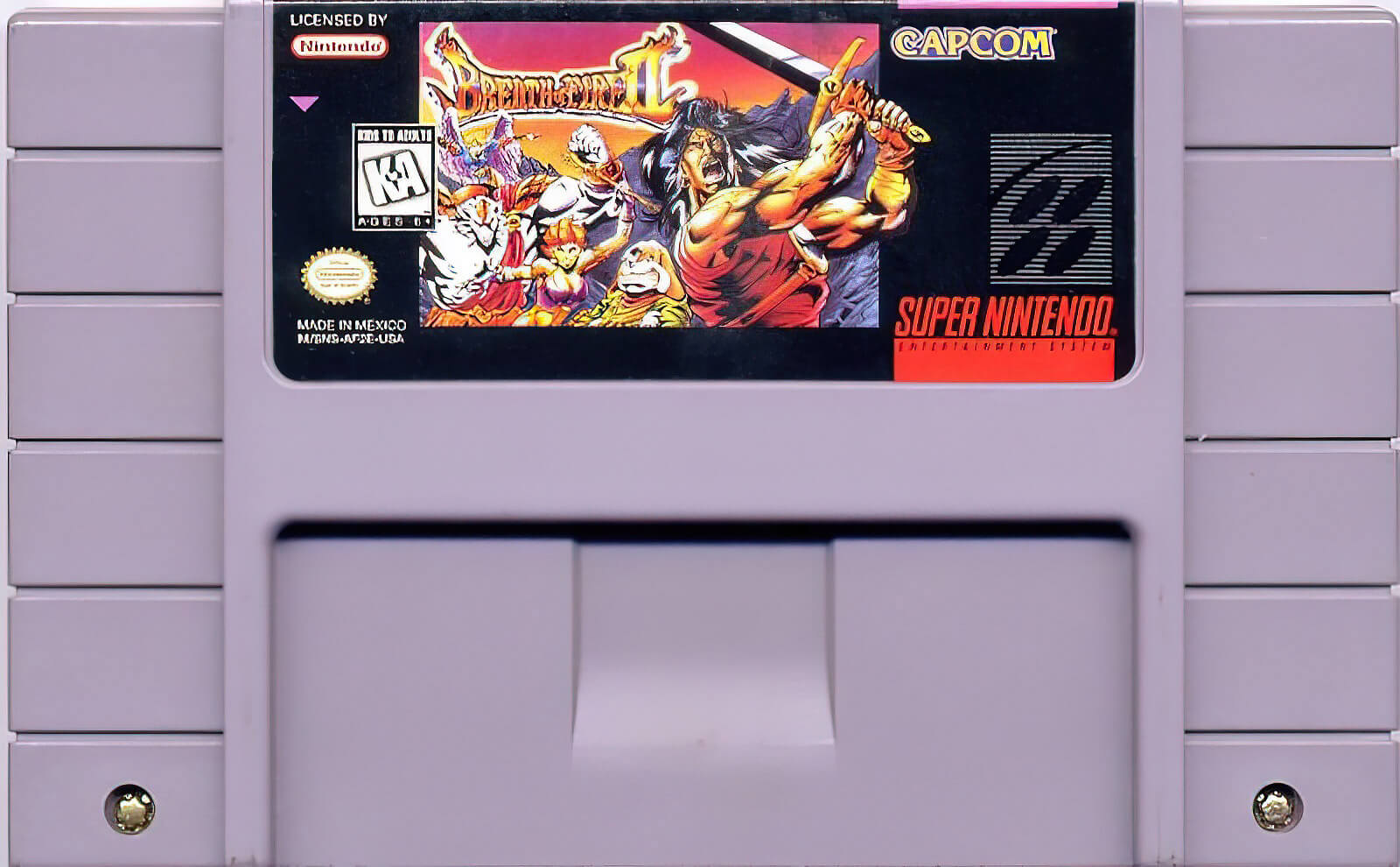 Лицензионный картридж Breath of Fire 2 для Super Nintendo